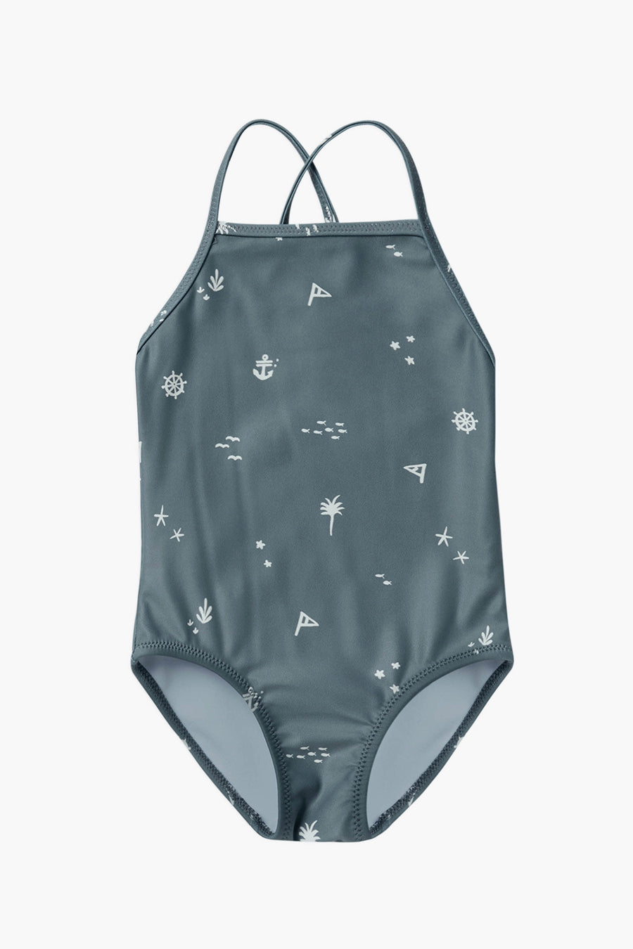 Rylee + Cru Moxie One-Piece in Marine