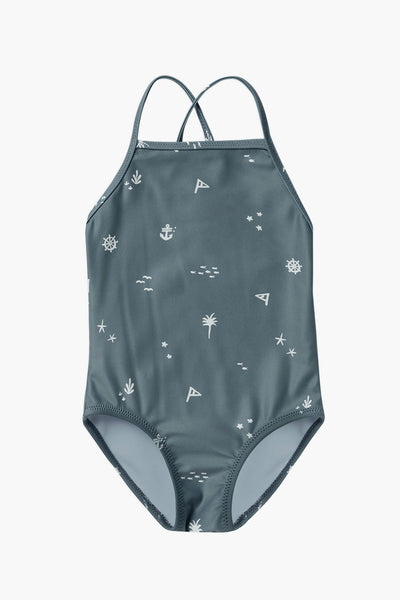 Kids Swimsuit Seafolly Sunkist Rib Tankini – Mini Ruby