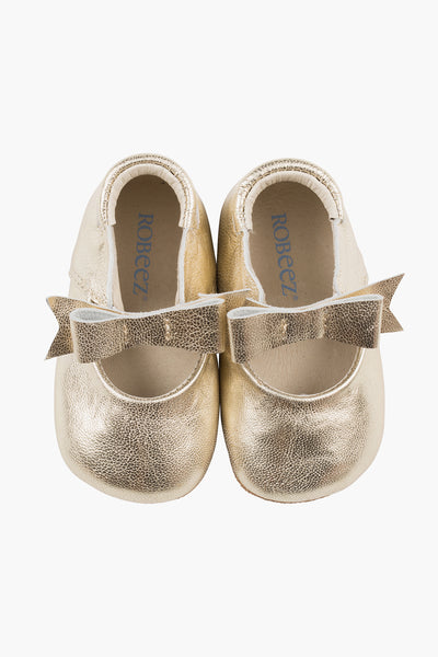 Robeez Sofia Baby Girls Shoes - Gold