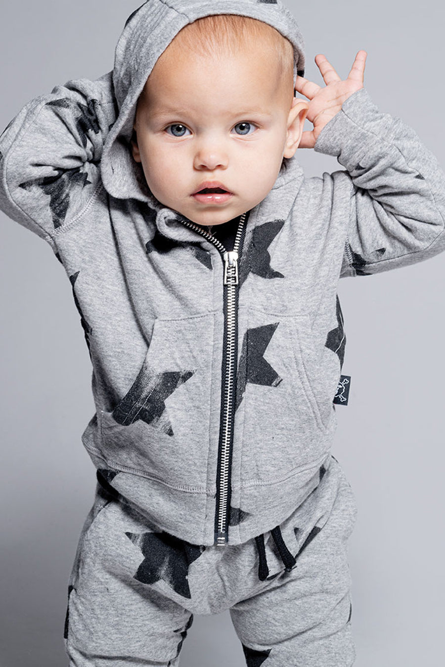 Infant grey hoodie clearance
