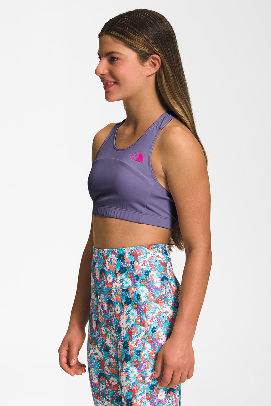 Girls Underwear North Face Sports Bra Deep Periwinkle