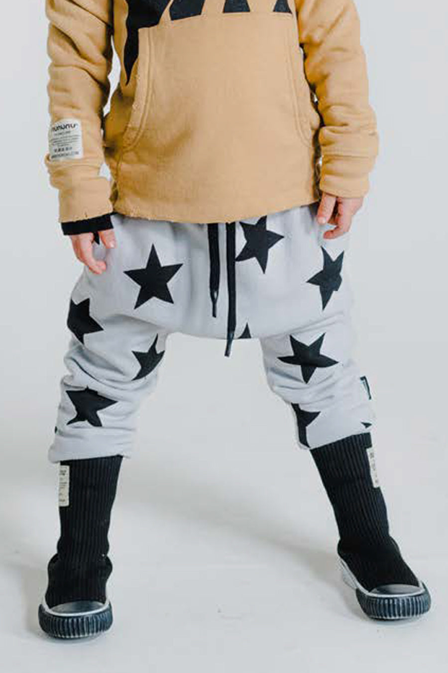 Boys Pant Nununu Star Baggy - Grey