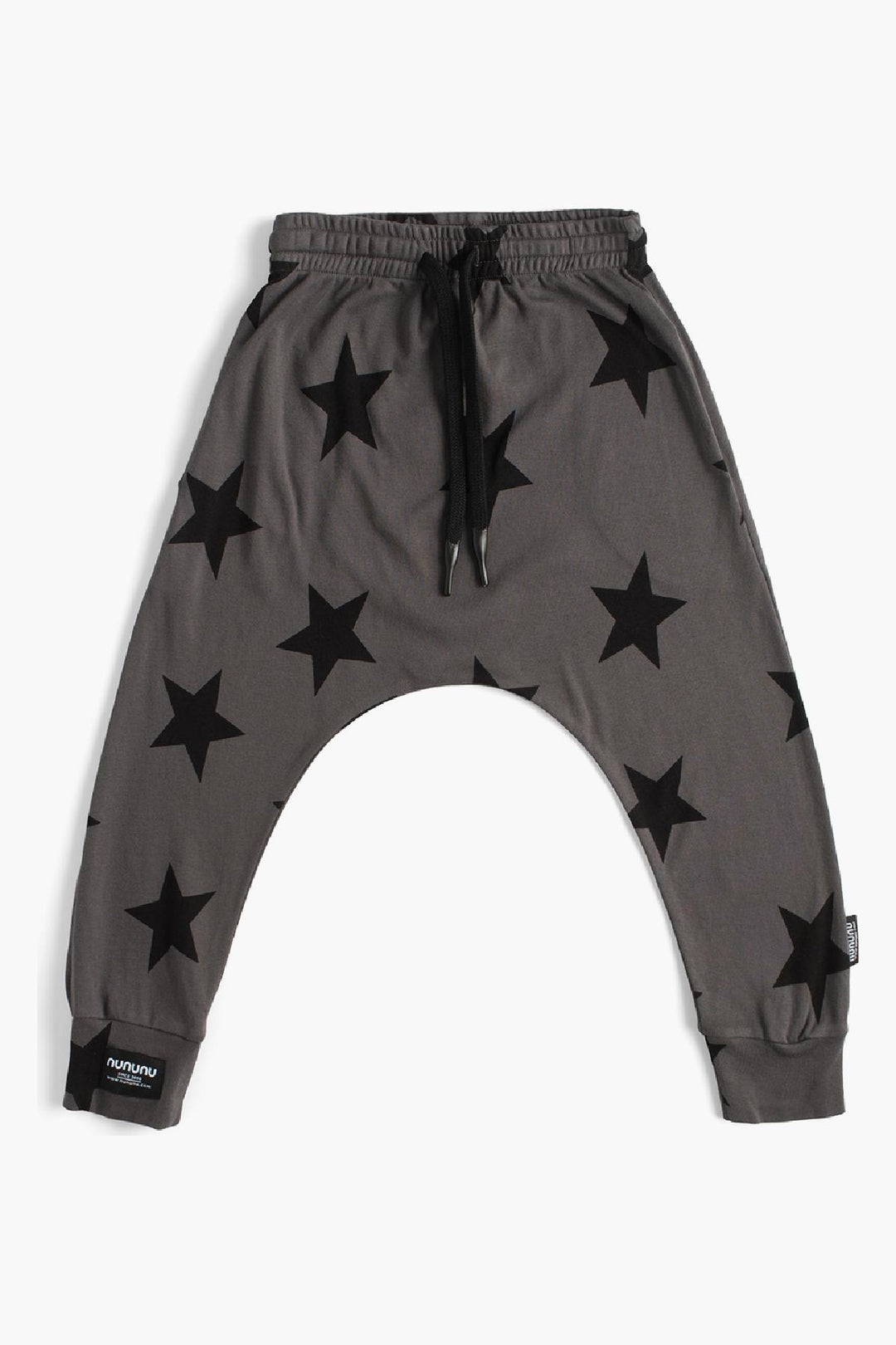 Boys and Baby Boy Pant Nununu Star Baggy Graphite