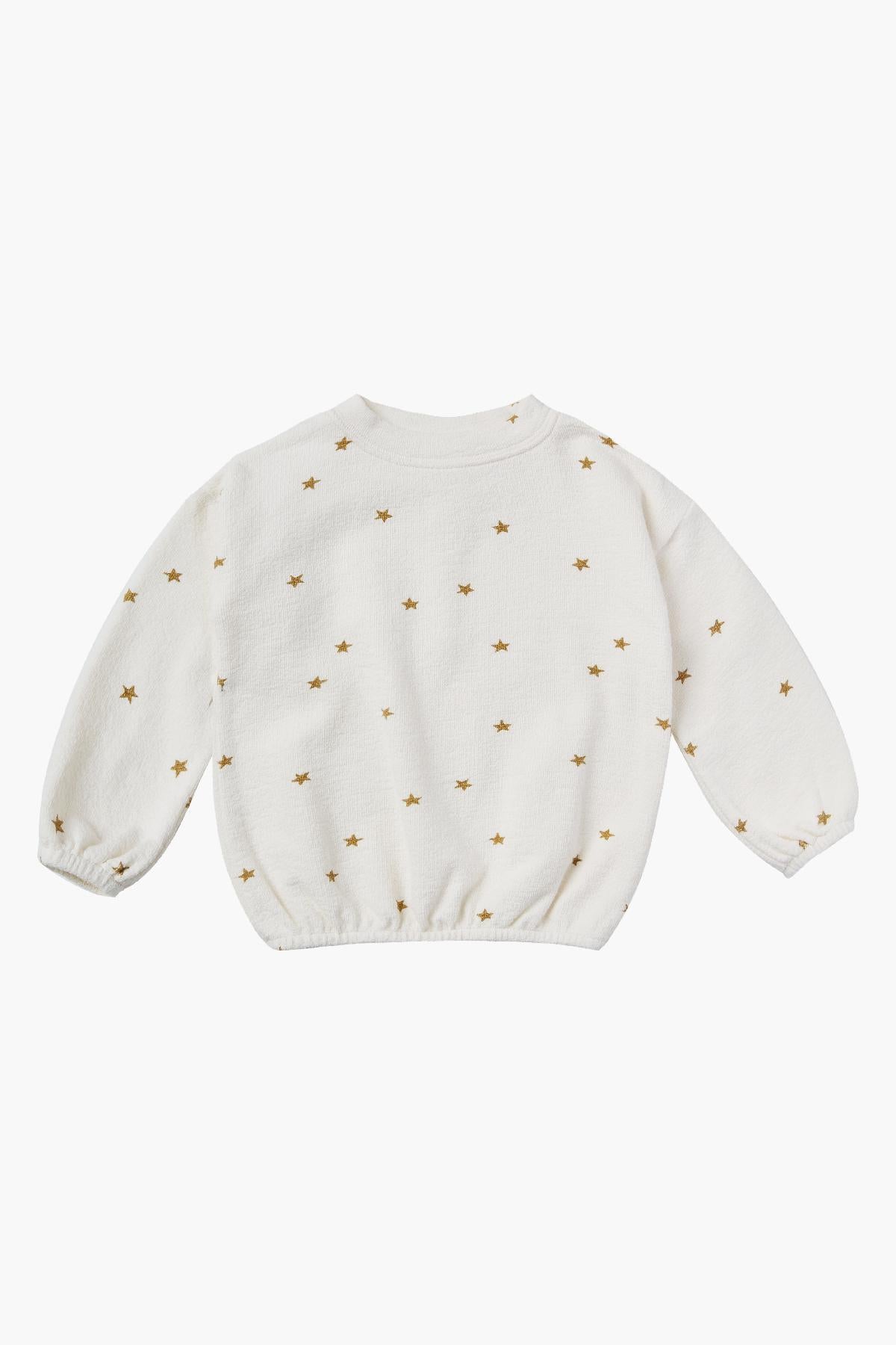 Rylee + Cru Star Slouchy Girls Pullover - Ivory (Size 10/12 left ...