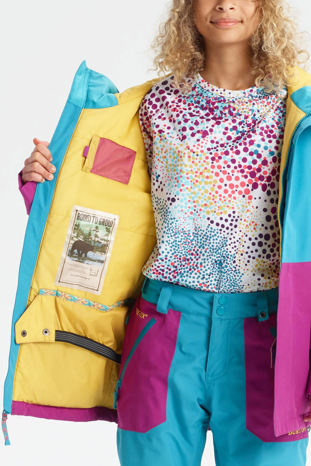 Burton Youth Gore-Tex Stark Girls Jacket - Tahoe/Grapeseed
