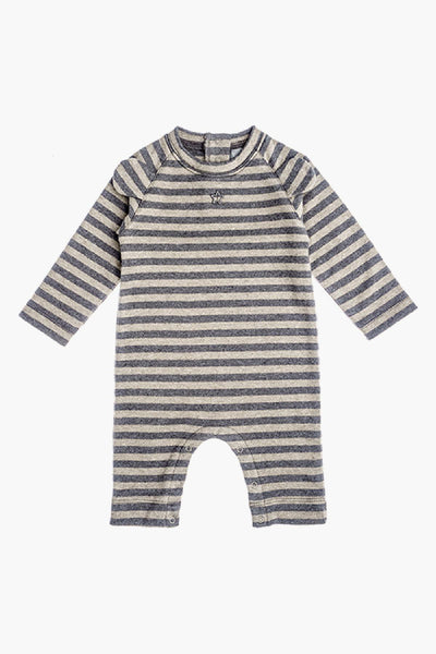 Tocoto Vintage Striped Bear Baby Romper