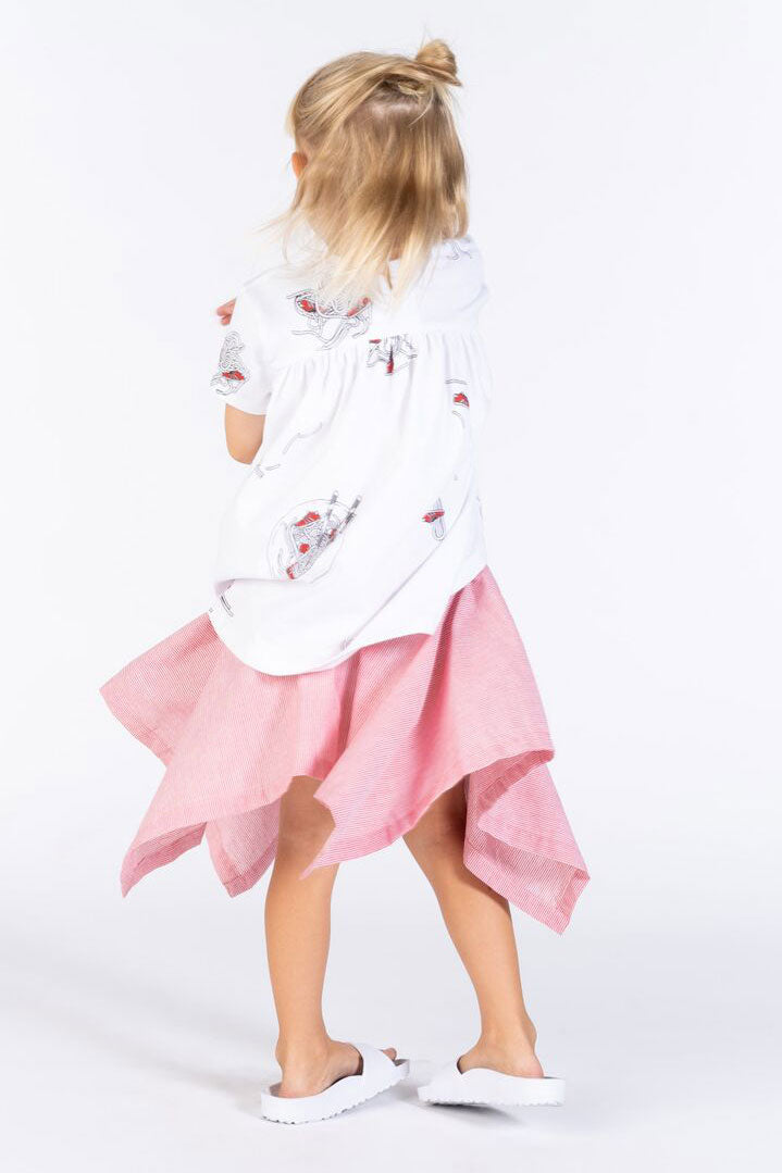 OMAMImini Striped Handkerchief Skirt