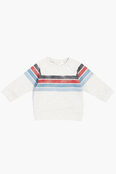 Miles Baby Striped Sweatshirt