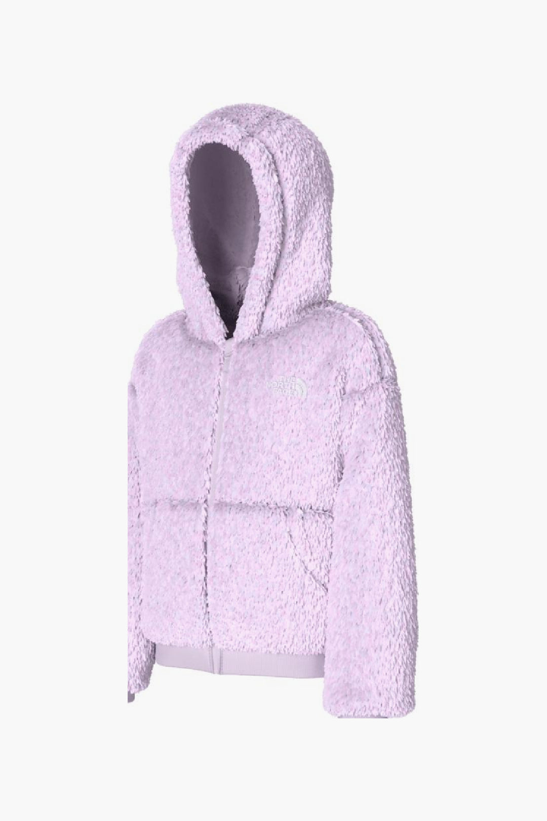 Girls Fleece Jacket North Face Suave Oso Lavender Fog Size 5 left Mini Ruby