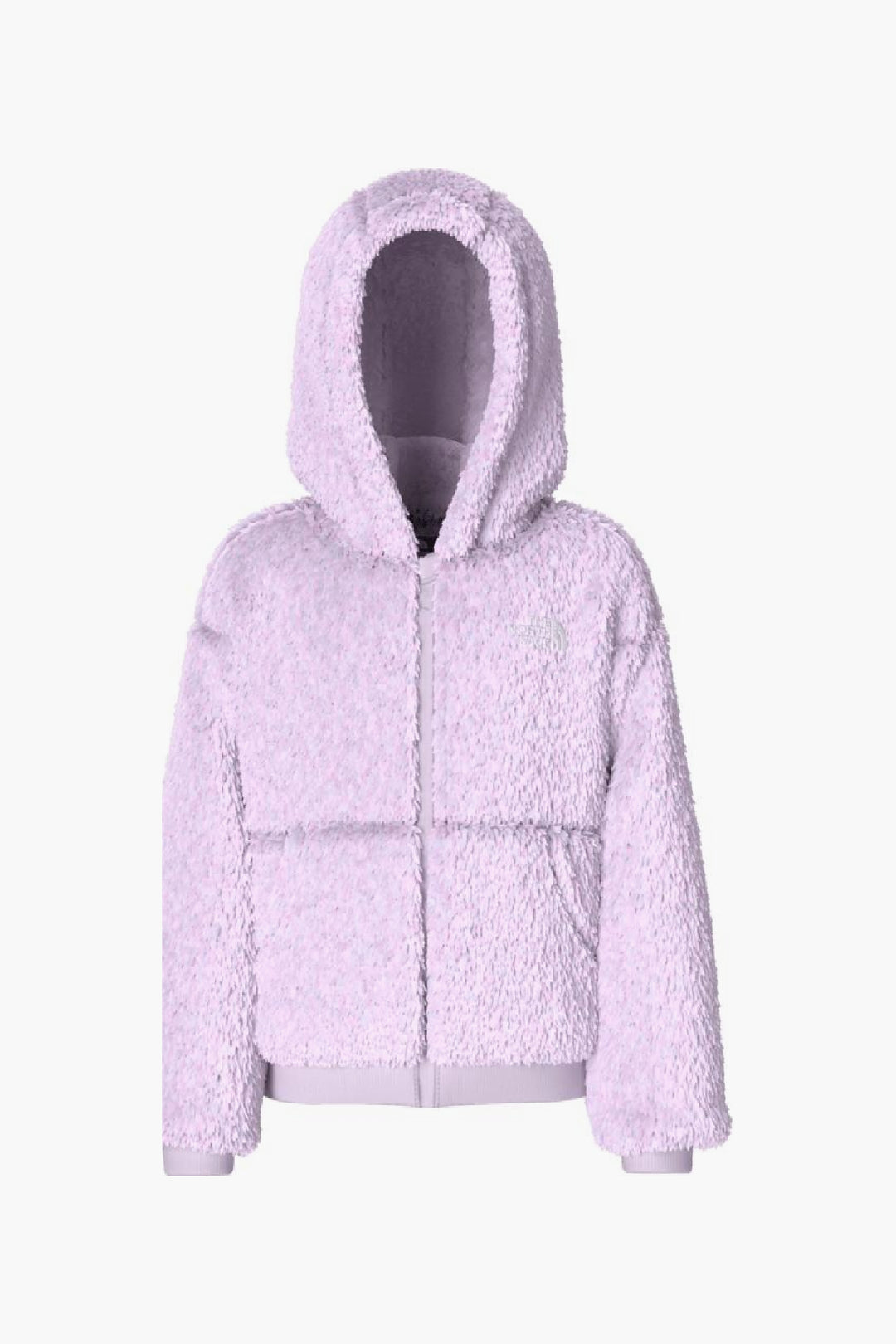 Girls Fleece Jacket North Face Suave Oso Lavender Fog Size 5 left Mini Ruby