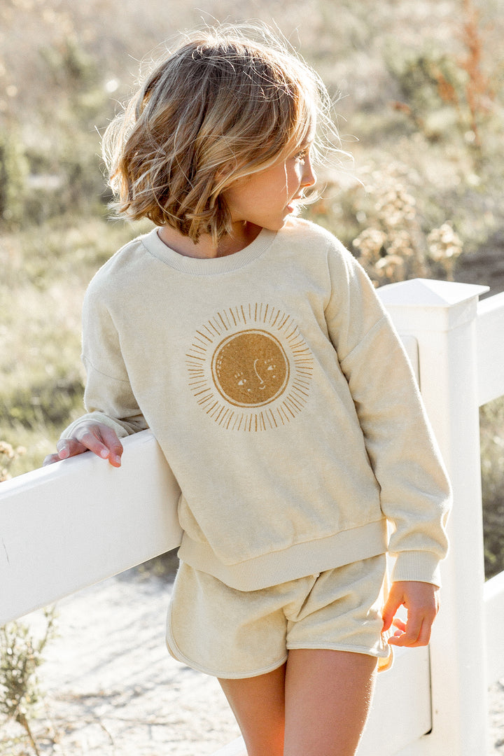Rylee Cru Sun Baby Girls Sweatshirt Mini Ruby