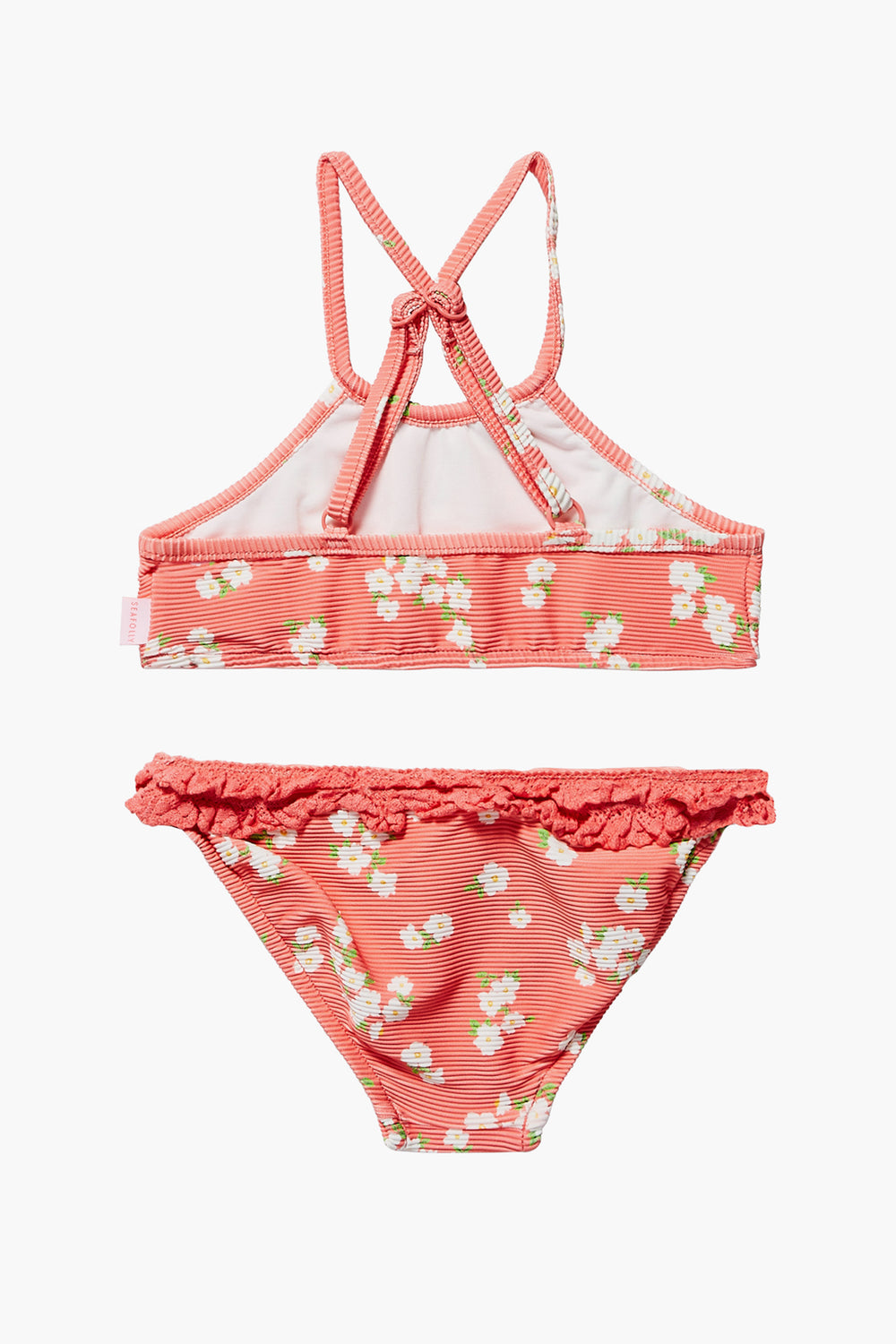 Kids Swimsuit Seafolly Sunkist Rib Girls Tankini 