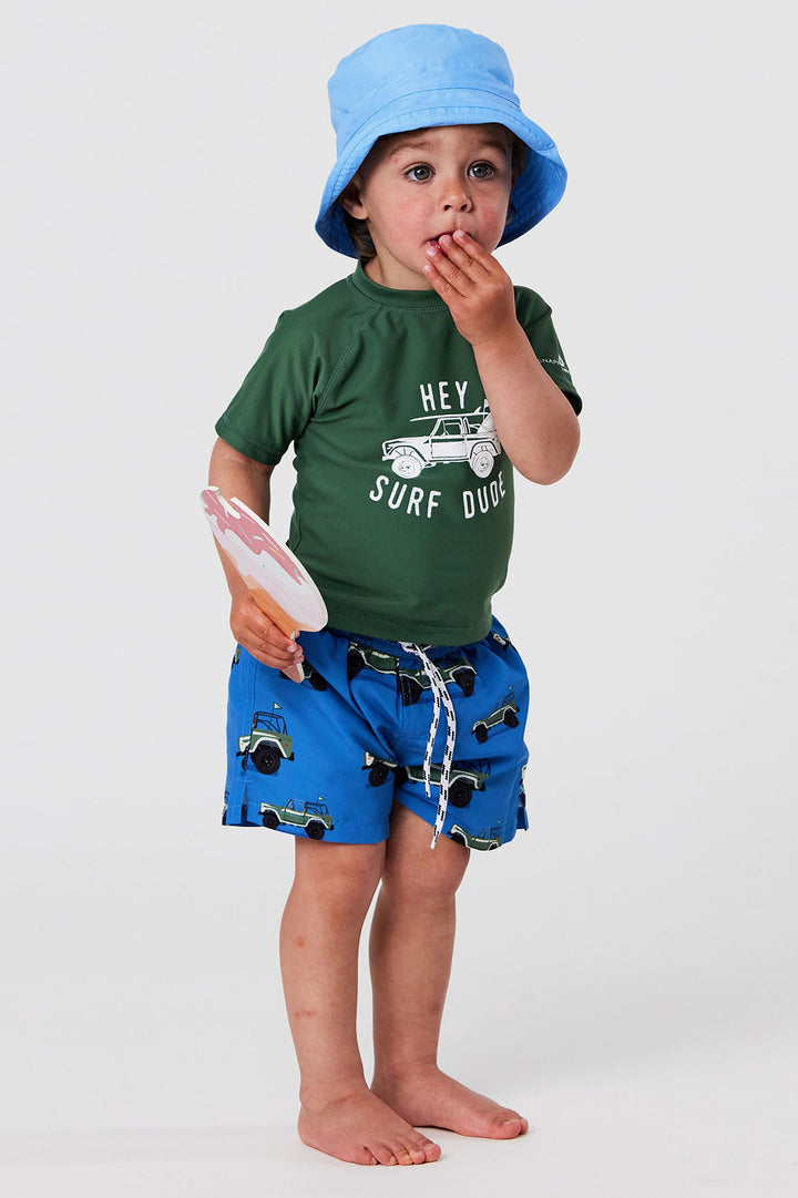 Baby boy swim set top