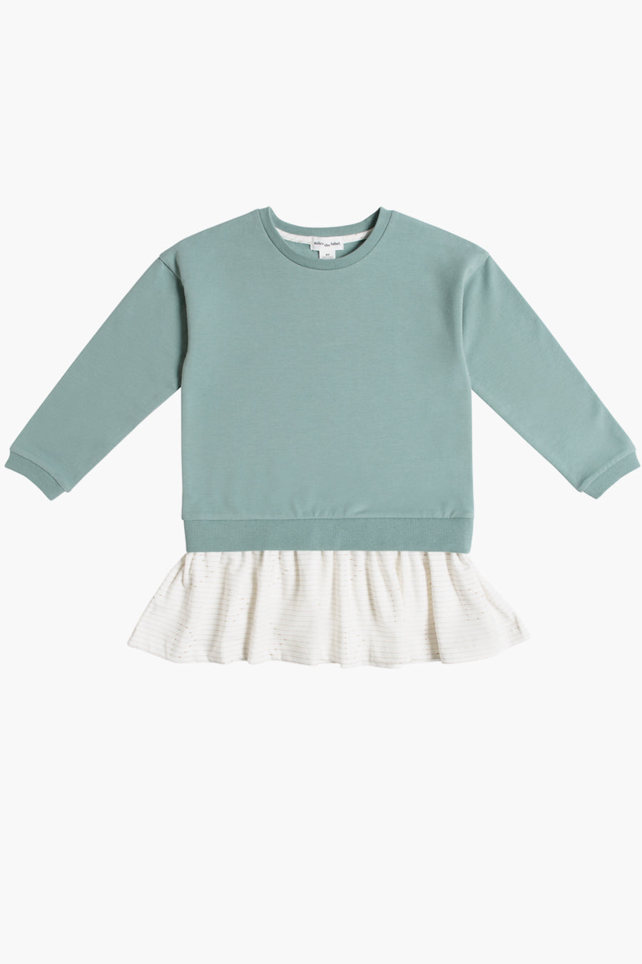 Girls Dress Miles Sweatshirt – Mini Ruby