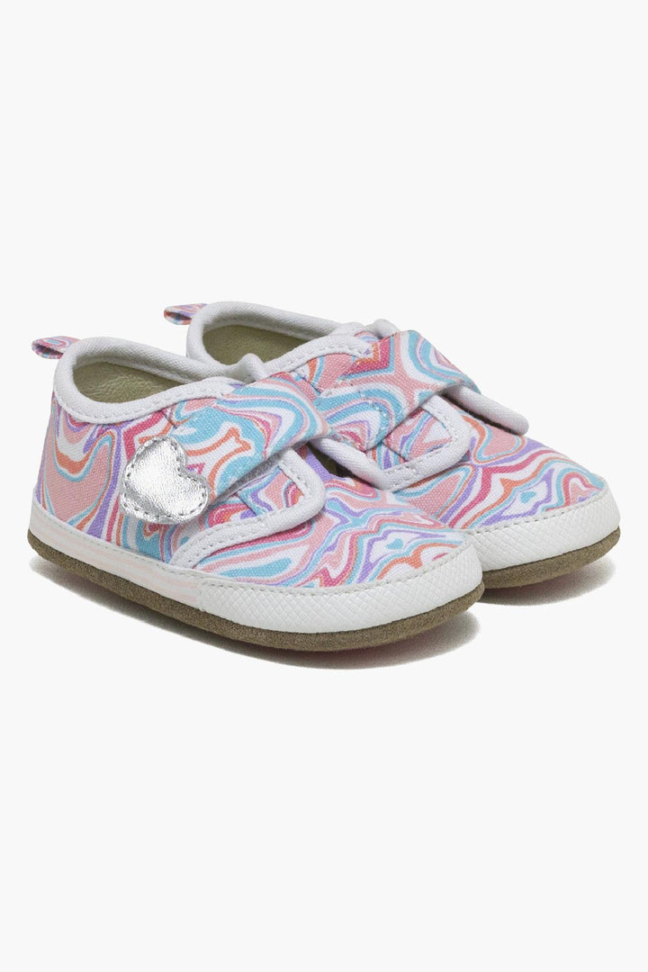 Baby Shoes Robeez Swirl Heart Mini Ruby