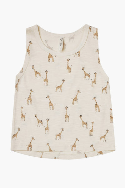 Boys and Girls Shirt Rylee + Cru Tank Giraffes