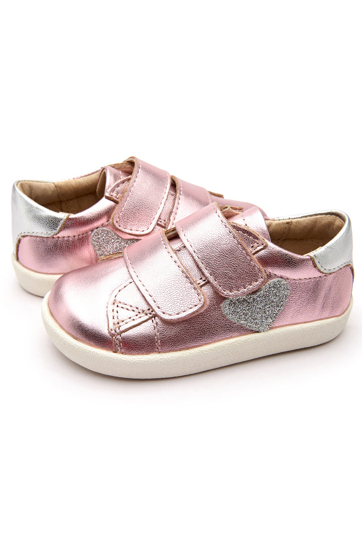 Girls Shoes Old Soles The Drum Pink Frost Mini Ruby