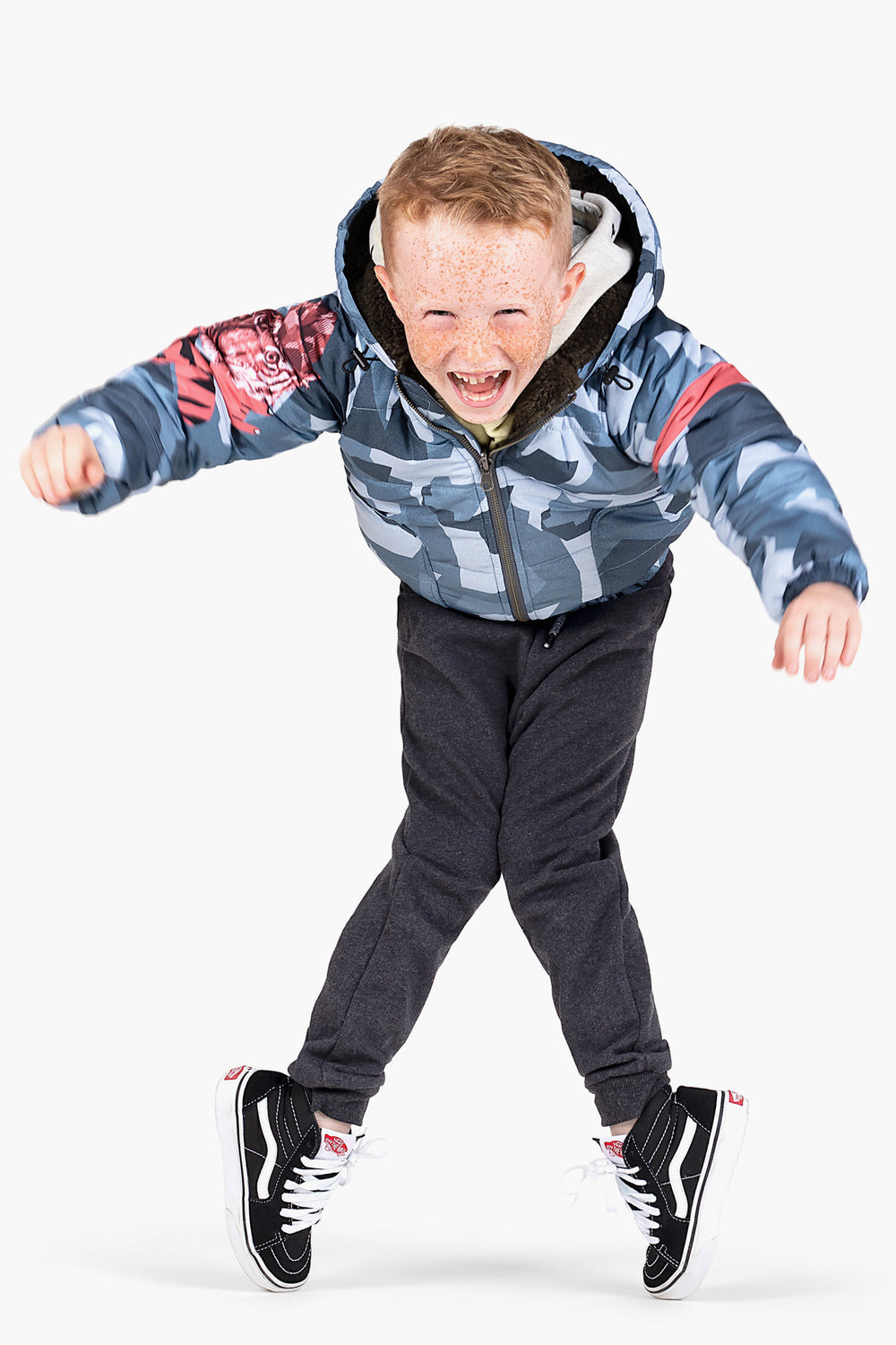 Paper Wings Tiger Camo Puffer Jacket