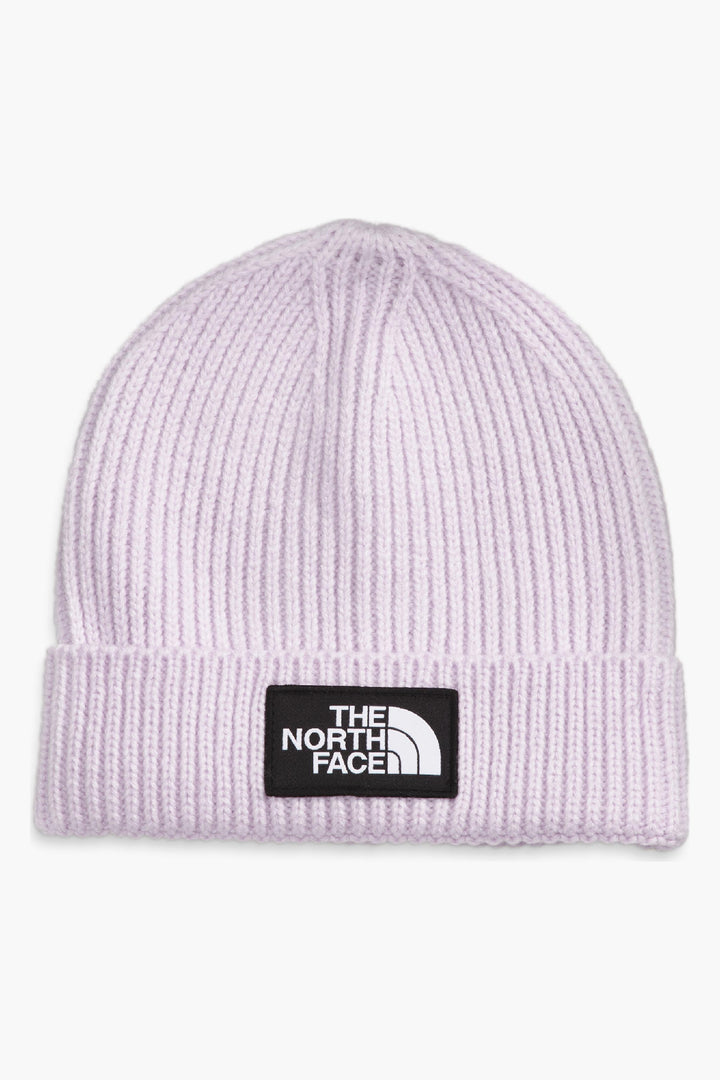 Girls Hat North Face TNF Box Beanie Lavender Fog Mini Ruby