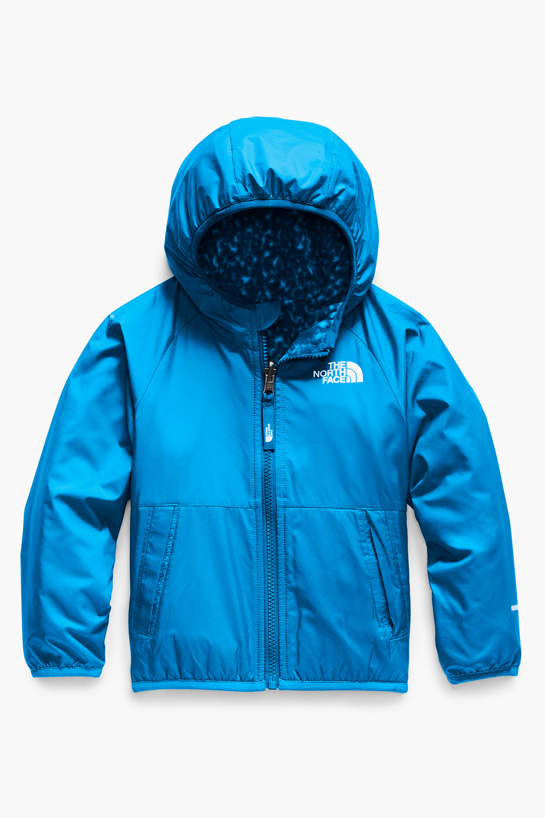 North Face Toddler Reversible Breezeway Wind Jacket Clear Lake Size Mini Ruby