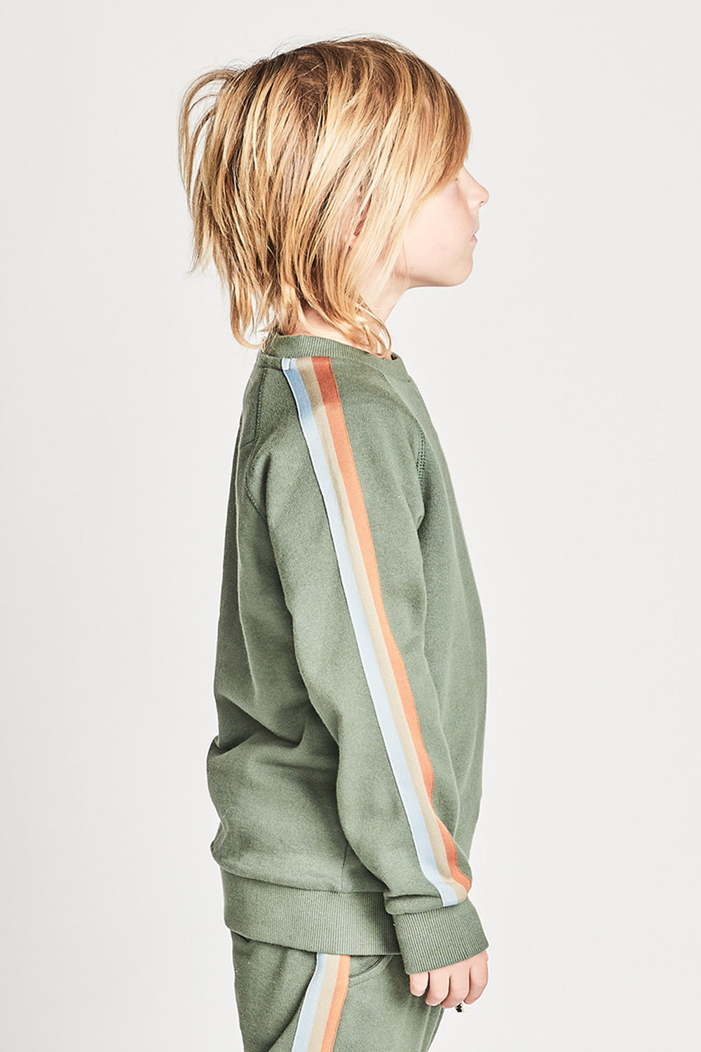Munster Kids Trackside Kids Sweatshirt - Army 