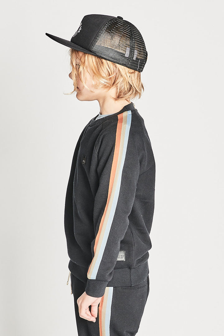 Munster Kids Trackside Kids Sweatshirt - Soft Black