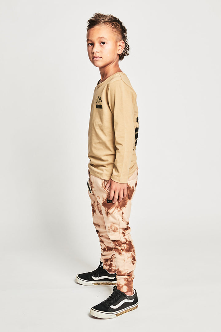 Boys Pants Munster Kids Trashagain Pant - Fawn Dye back