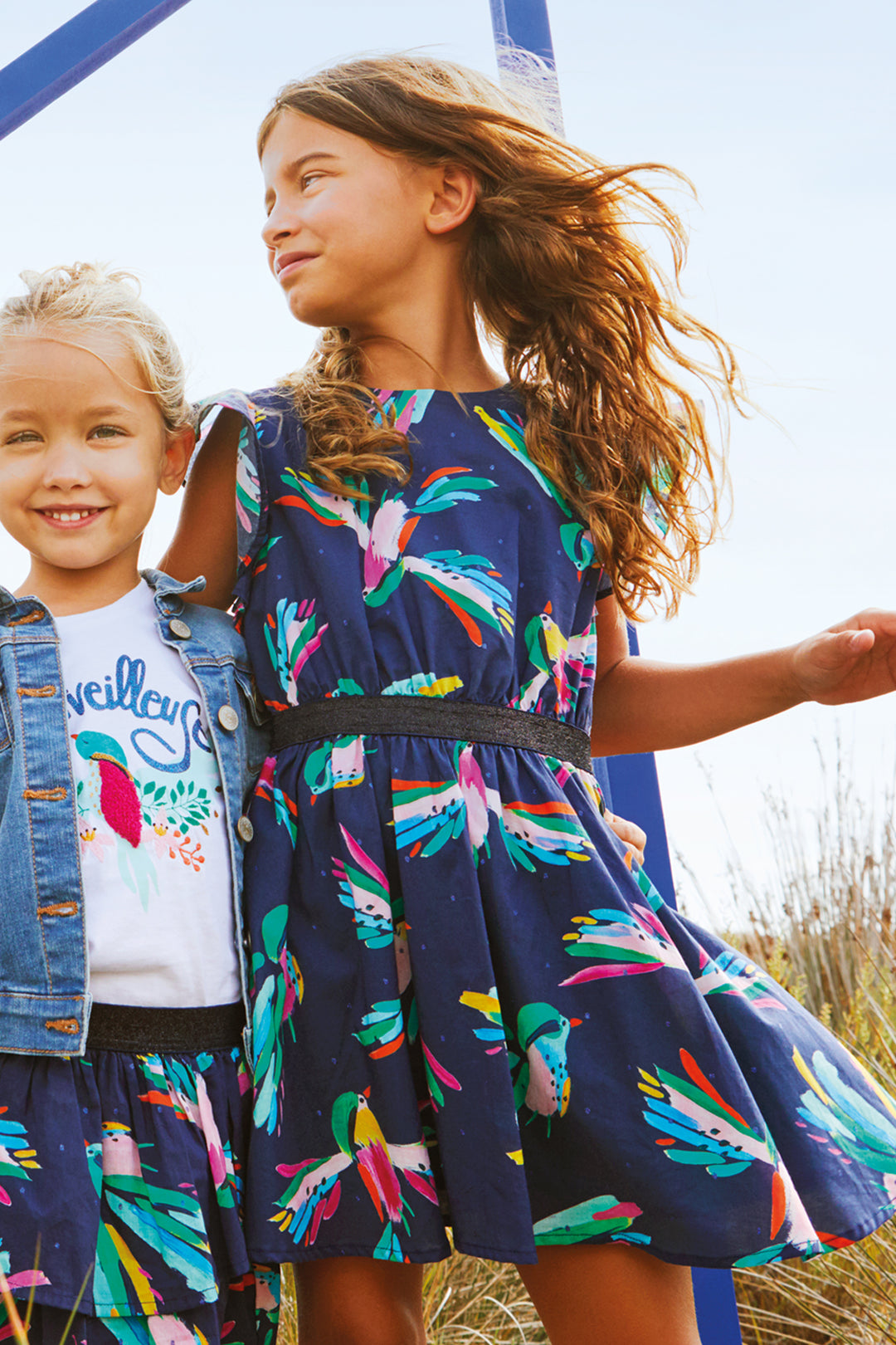 Catimini Girls Bird Printed Dress