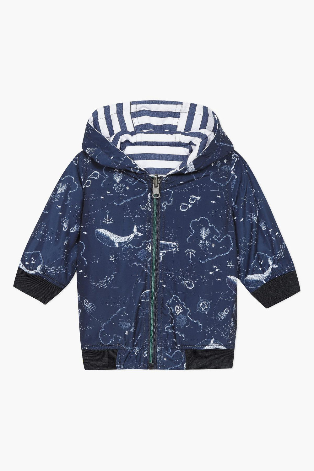 Jean Bourget Under The Sea Reversible Baby Boys Jacket