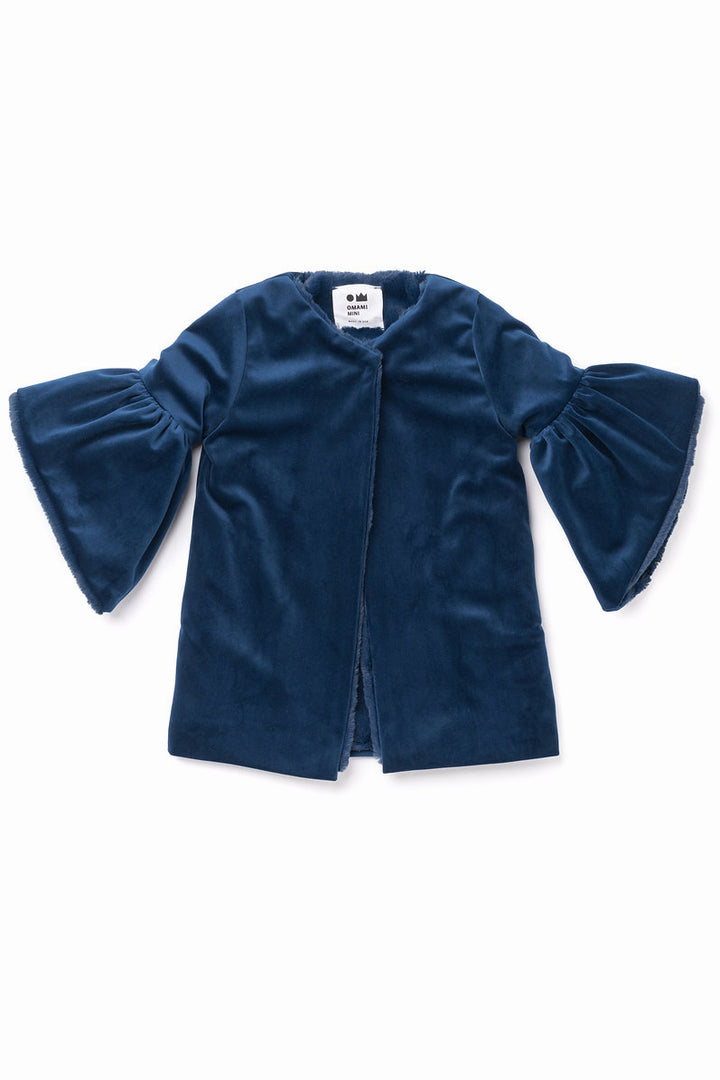 OMAMImini Velvet Coat - Royal Blue