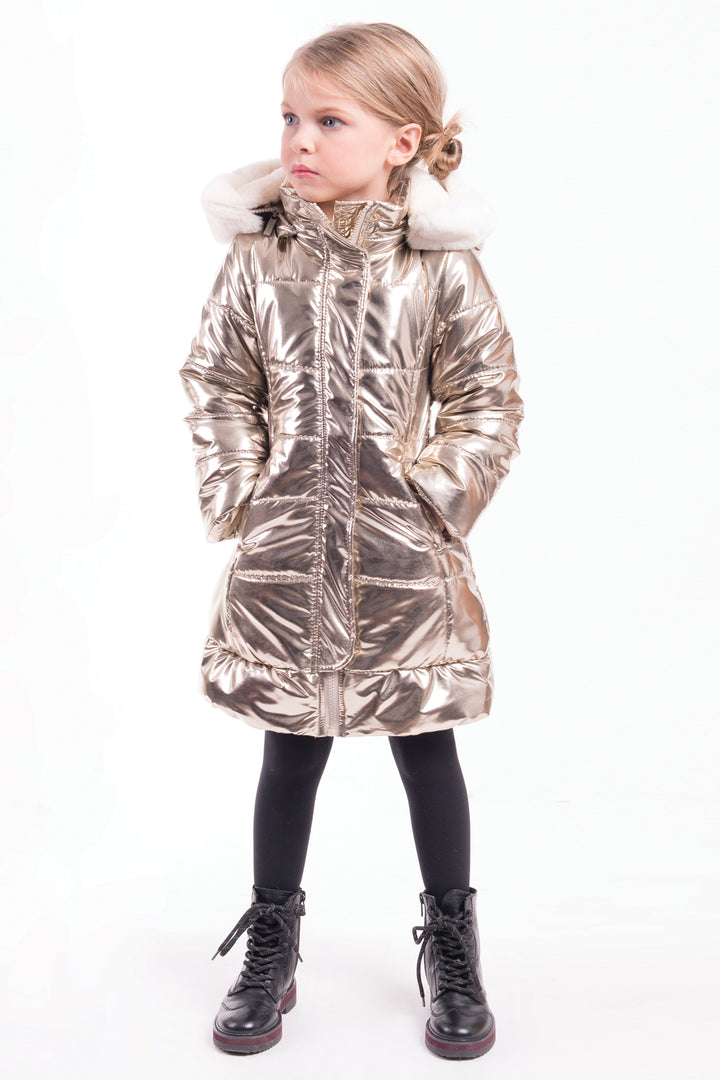 Imoga Vicky Girls Coat Gold