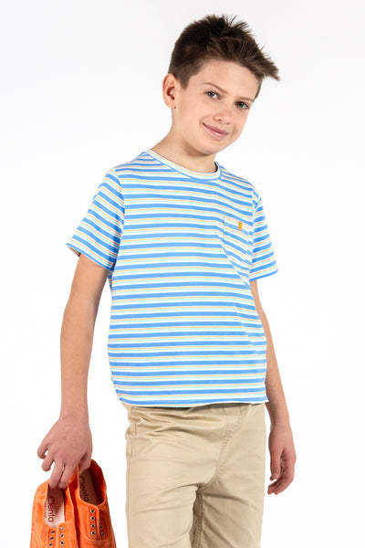 Boys and Baby Boy T-Shirt EGG New York Vincent Stripe