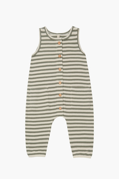 Baby Romper Quincy Mae Waffle Spruce