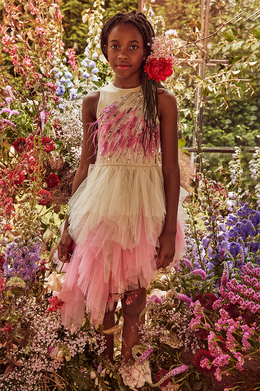 girls tutu dress Du Monde Wallflower Tutu Apple Pie Mix Stunning Asymmetric Sequin Bodycon details:open-back The smooth camisole bodice Size:31 Long