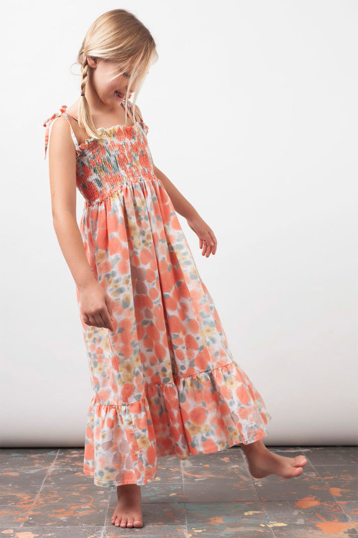 Girls Dress Tocoto Vintage Watercolor Maxi (Size 8 left)