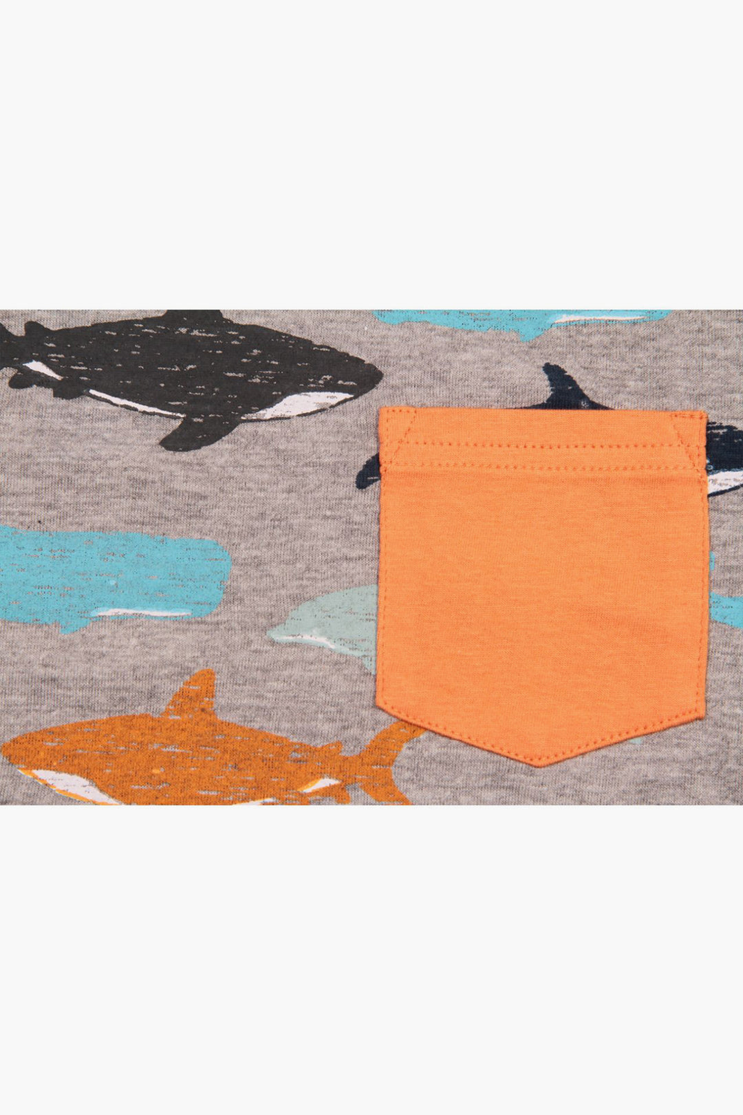 Bear Camp Whale Baby Boys Romper