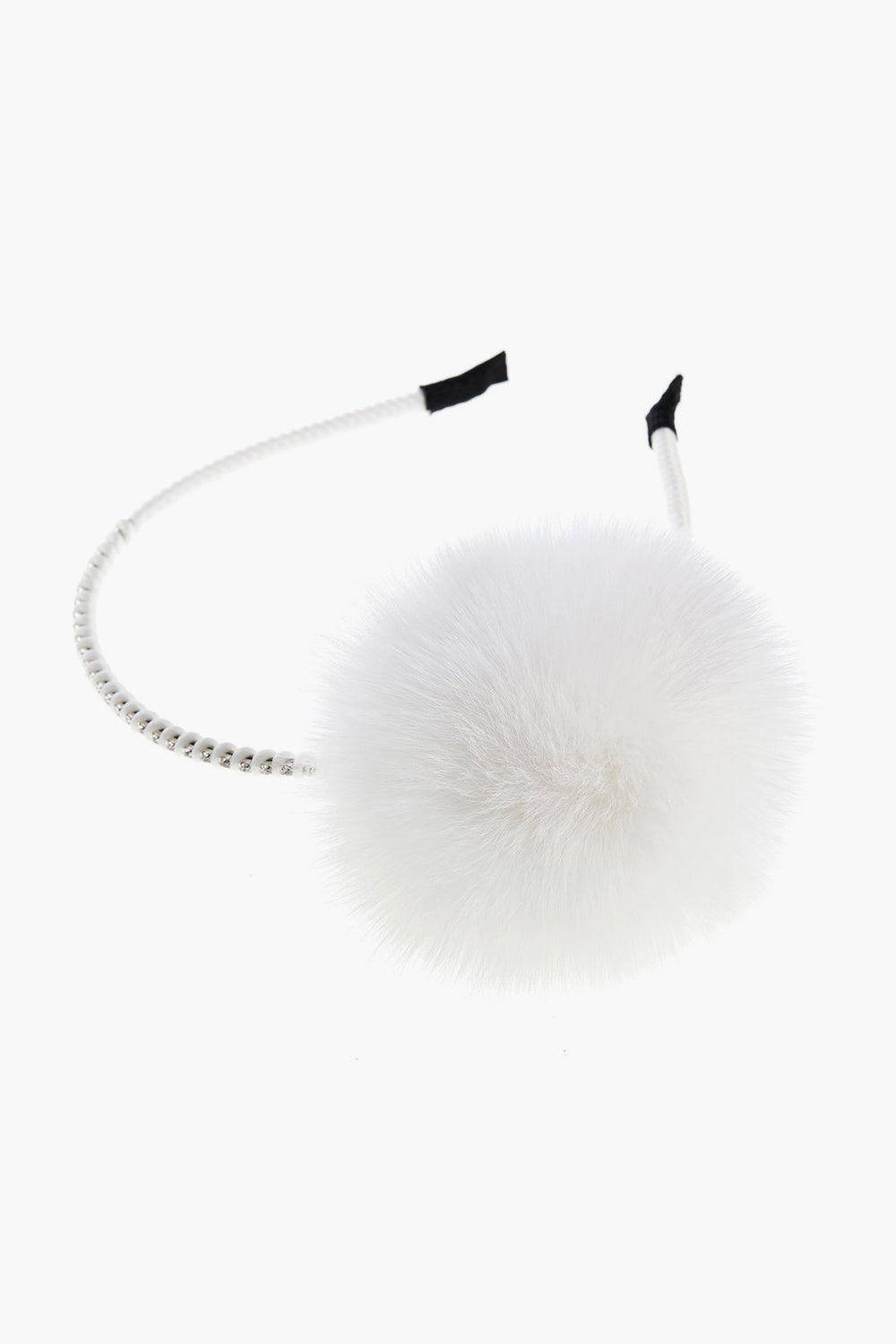 Pom Pom Girls Headband - White