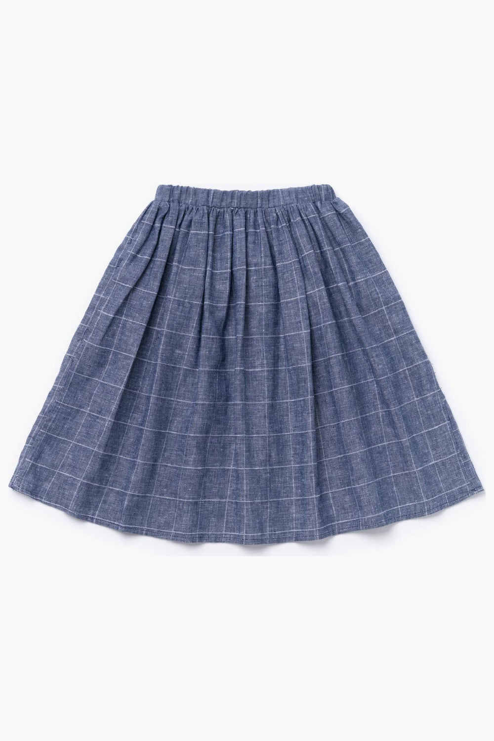 OMAMImini Windowpane Midi Skirt